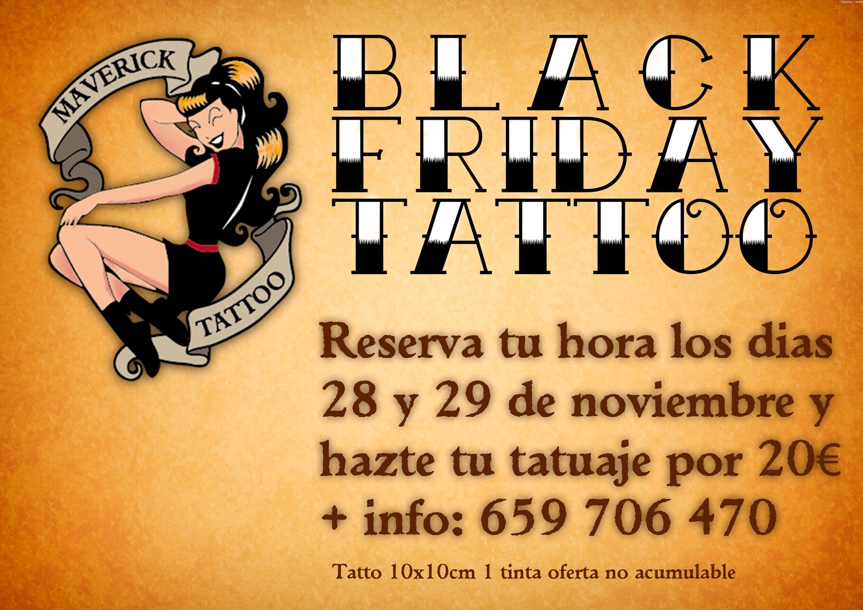 Chollo en tatuajes el Black Friday