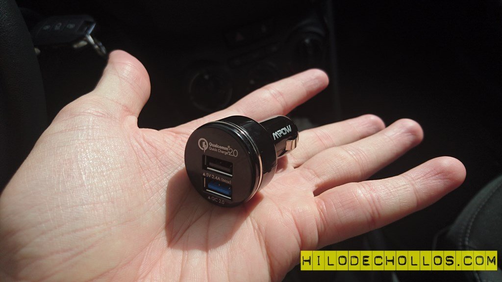 Video Review cargador de coche 2 puertos USB mpow