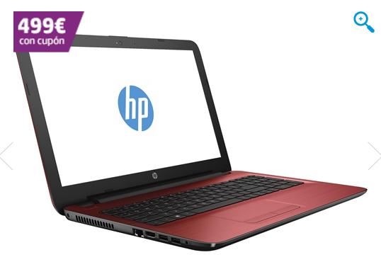 Chollazo de ordenador portatil HP 15-ay112ns