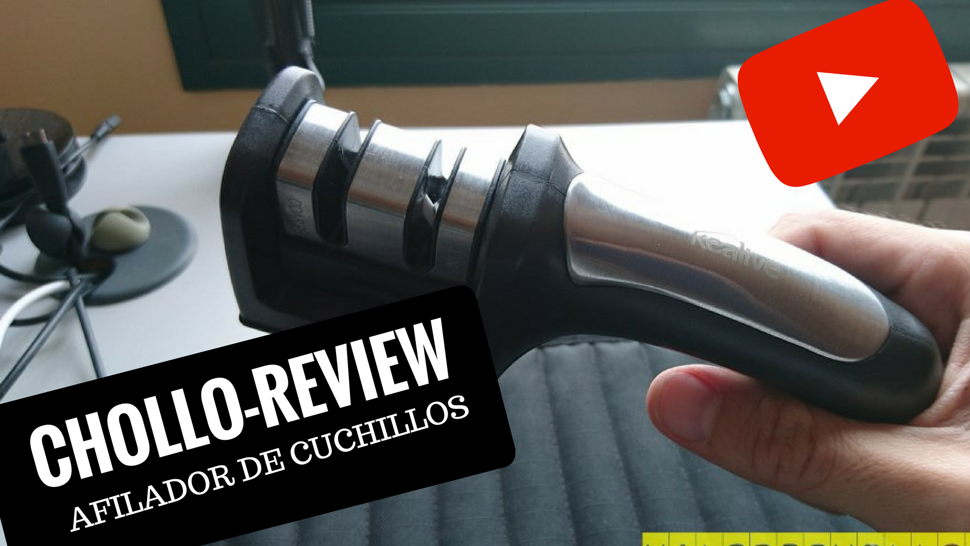 Chollo review afilador de cuchillos kealive barato